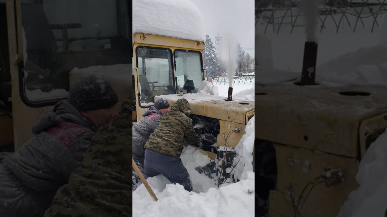 РЕАЛЬНО ЛИ ЗАВЕСТИ ТРАКТОР ДТ-75 ЗИМОЙ, КОТОРЫЙ СТОЯЛ ДВА ГОДА!