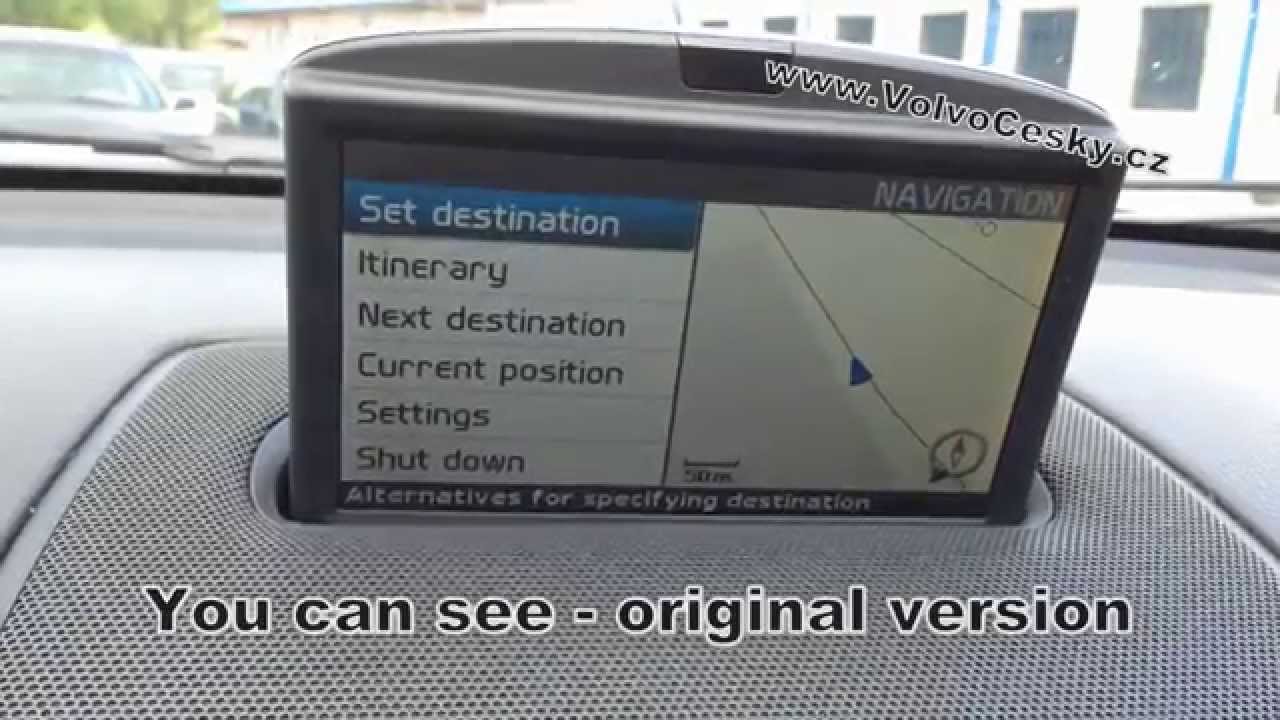 Custom language Volvo RTI navigation - XC90