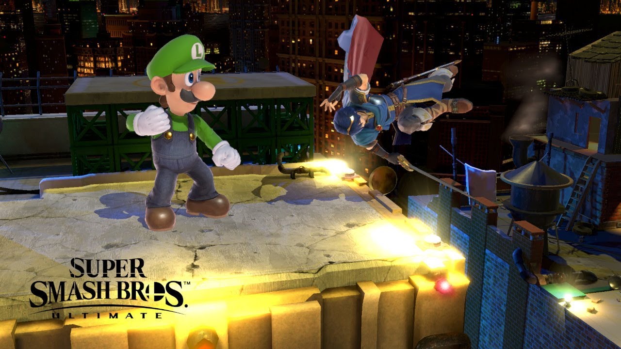 Smash Ultimate - Luigi wins against every level nine CPU by doing absolutely nothing