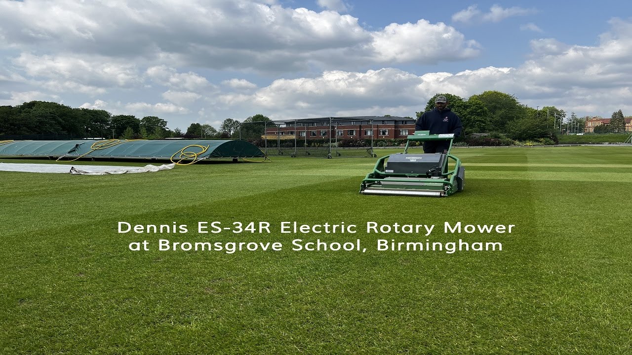 Dennis ES34R Electric Rotory Mower at Bromsgrove School