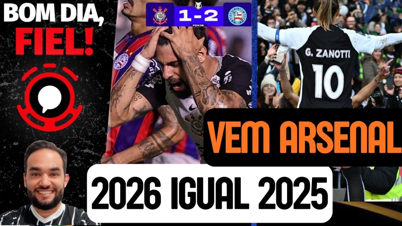 CORINTHIANS COMEÇA MAL O BRASILEIRÃO / BRABAS NA FINAL DO MUNDIAL / MERCADO DA BOLA / BOM DIA FIEL