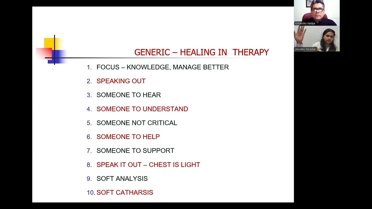 HOW THERAPY HEALS