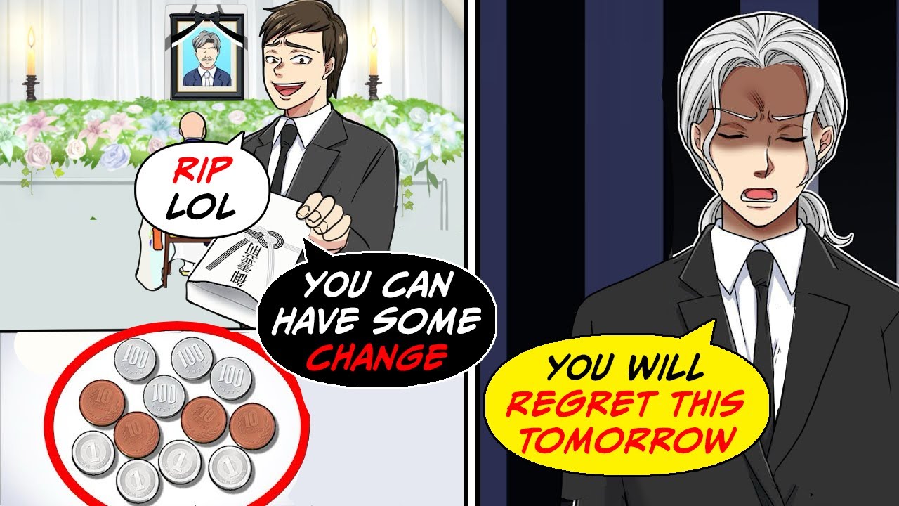 At my father's funeral, who had been a company president, a banker showed up and...