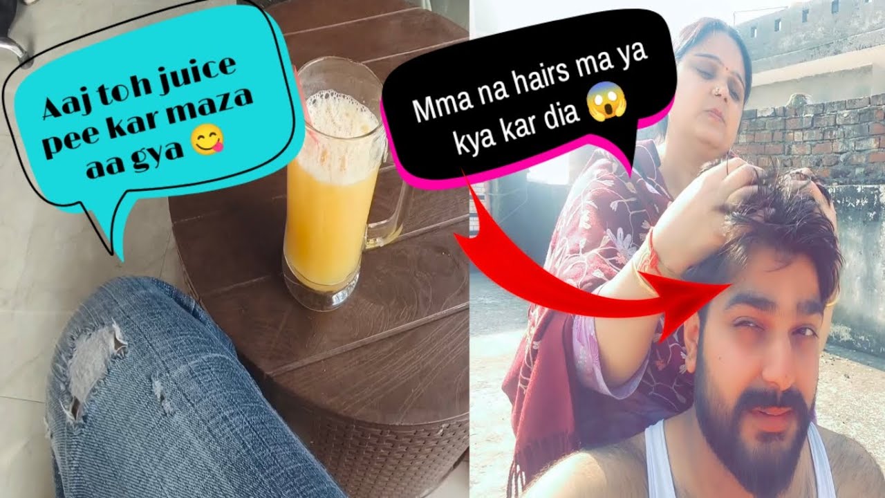 Aaj toh mma na mera baalo ki halat kharab kar di 😭