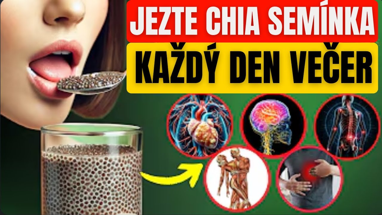 Jedla jsem chia sem&iacute;nka 7 dn&iacute; každ&yacute; večer... Můj l&eacute;kař nemohl uvěřit v&yacute;sledkům! 😱