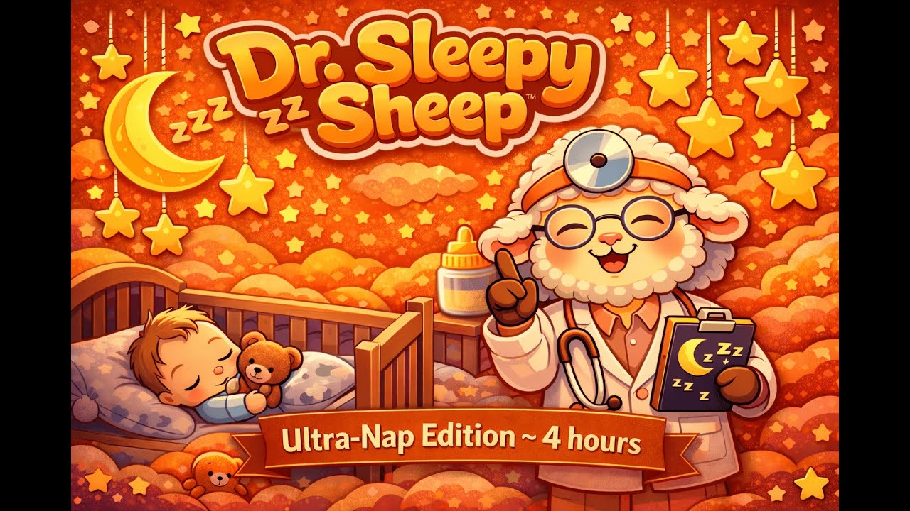 Low BPM Lullaby for Deep Nap for Baby (4 Hours) | Dr. Sleepy Sheep UNE Vol.1