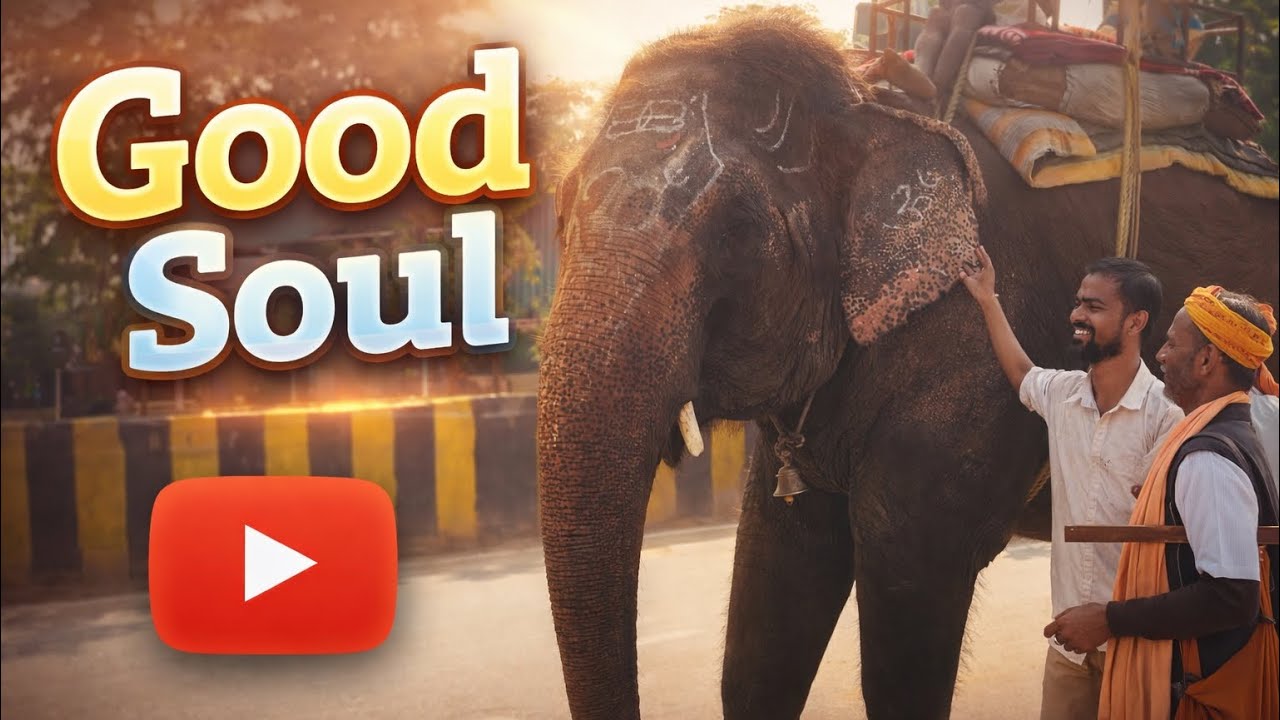 I met with Good soul a Giant Elephant
