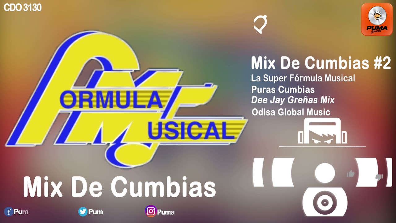 Mix De Cumbias #2 - Super Fórmula Musical - Puras Cumbias - Odisa Global Music