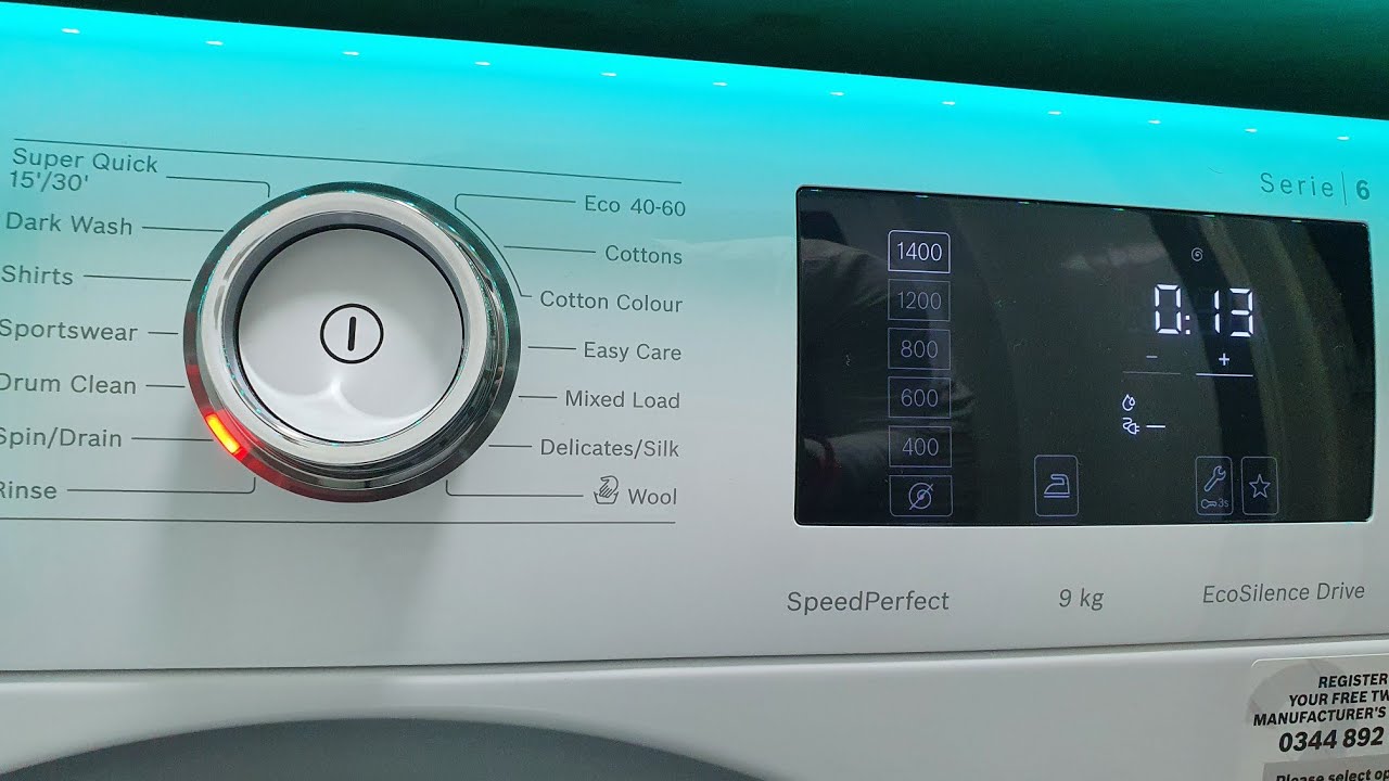Bosch Serie 6 - Spin 1400rpm