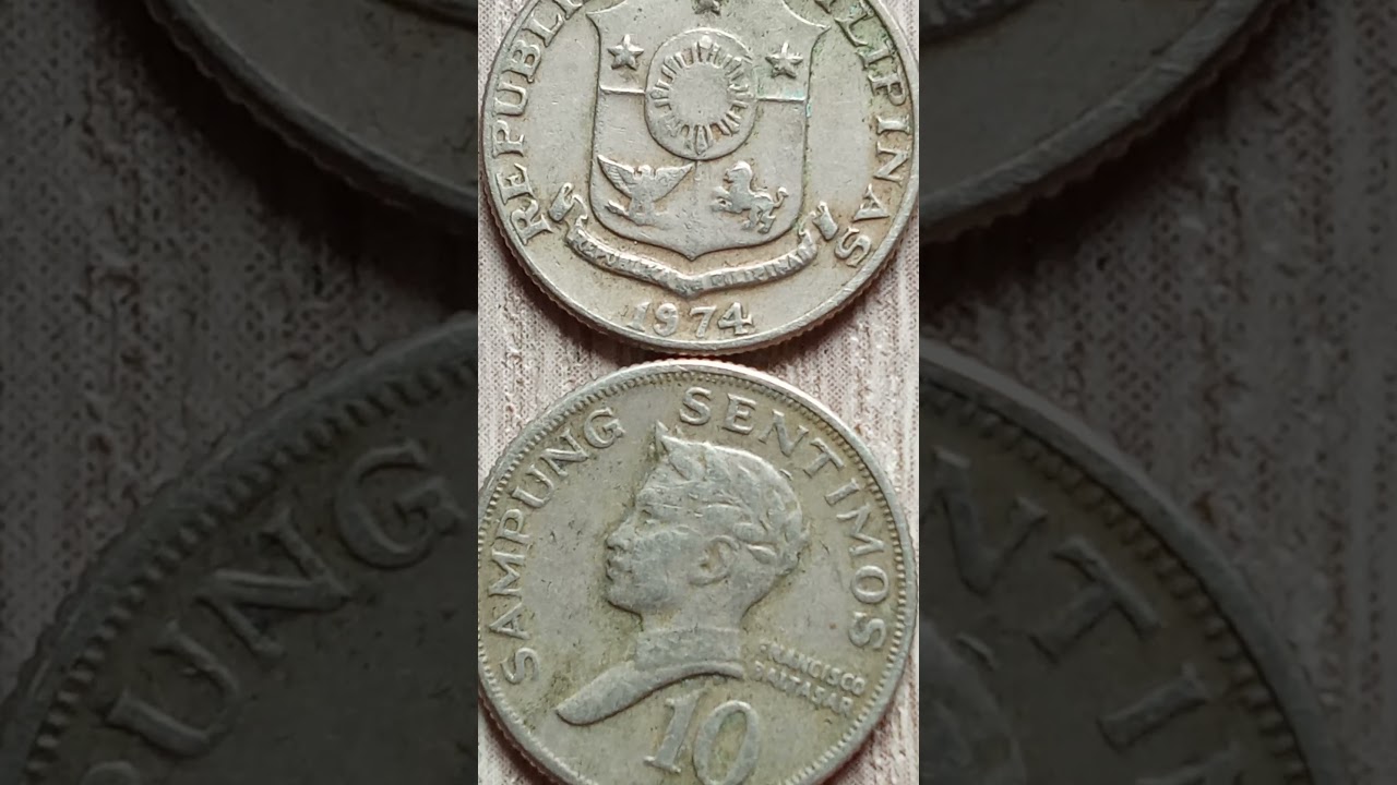 10 Sentimo yr 1974--Francisco Balthazar/Gov't Seal/RP--share/sale