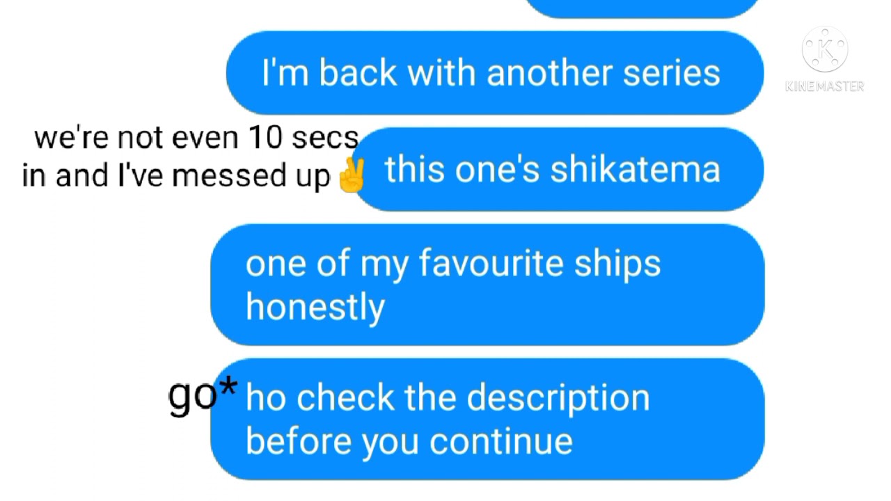 Partners in Crime - Shikatema Texting Story (Read Desc)