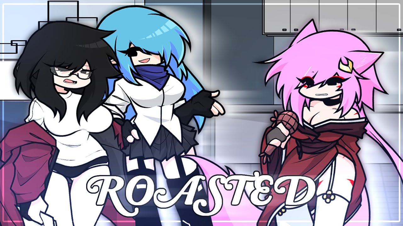 Dani, Shima & Yuno sings Roasted┃Friday Night Funkin' Cover