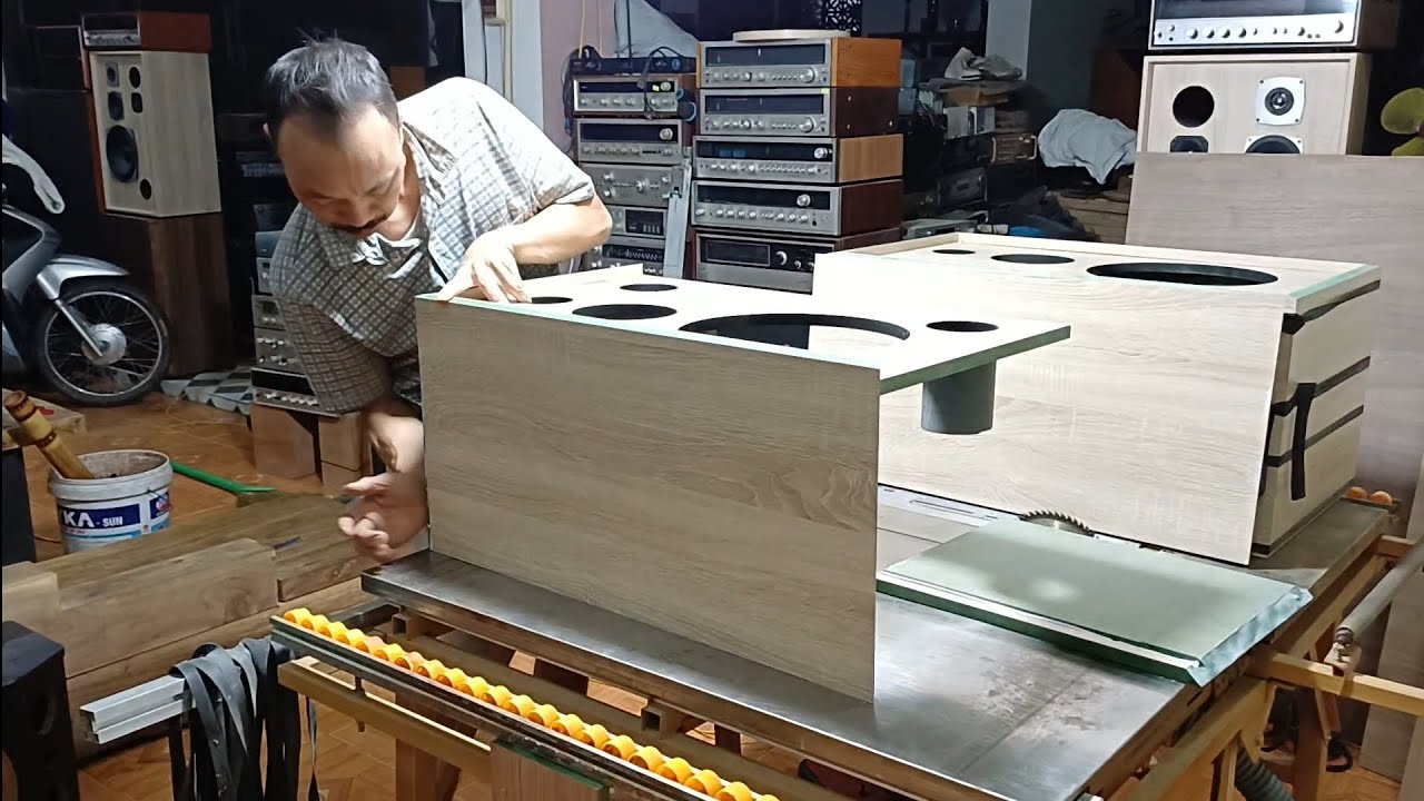 Loa 3-way bát 30 cách làm và hoàn thiện/ 3-way speaker bowl 30 ways to make and perfect