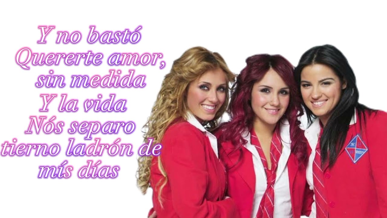 RBD - Más Tuya Que Mía (Letra)