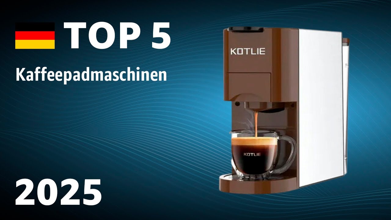 TOP—5. Beste Kaffeepadmaschinen. Test & Vergleich 2025