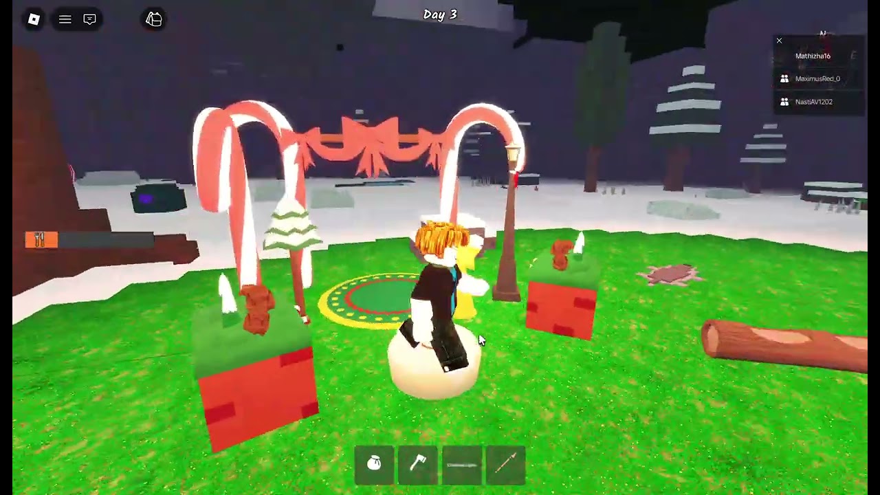 Roblox:Can i survive 99 Nights in the Forest with Max and NastiAV1202?