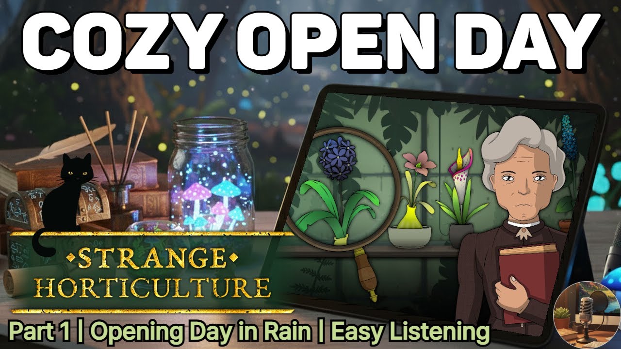 [Strange Horticulture] Cozy Shop Opens on a Rainy Night | Relaxing Longplay | No Stress | Part 1