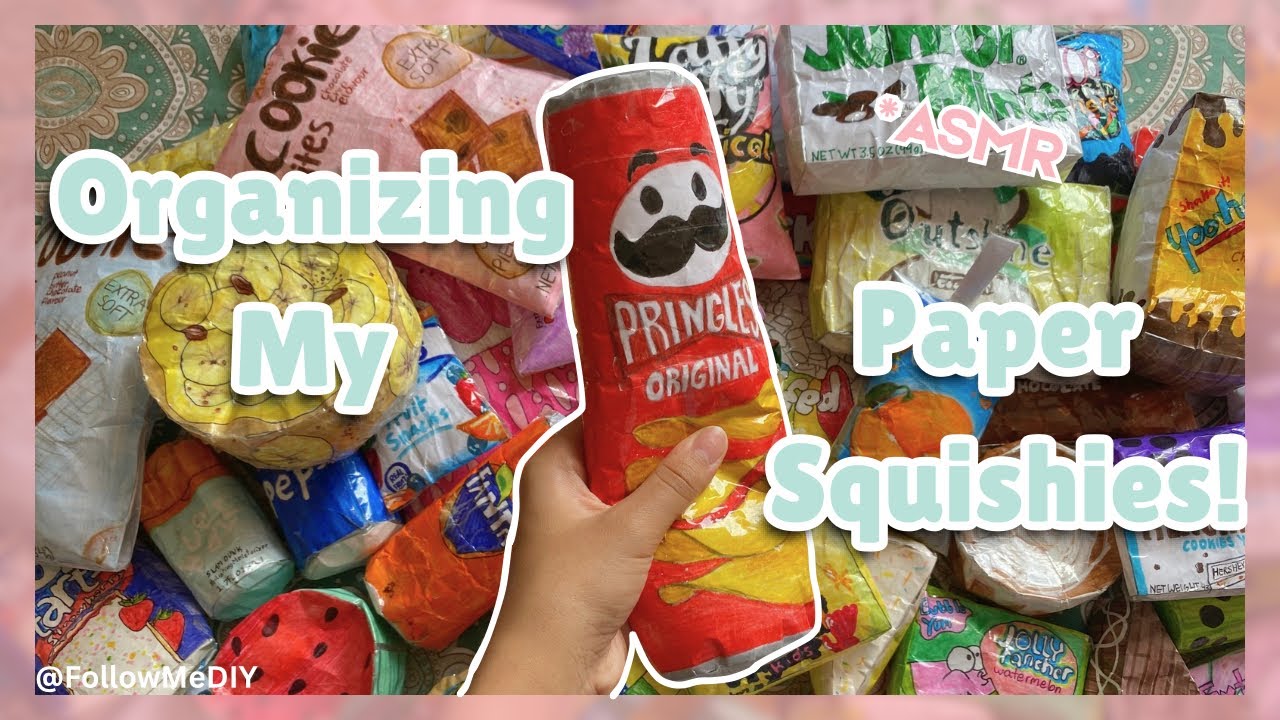 ORGANIZING MY PAPER SQUISHIES!! #papersquishy #organizing #trending 