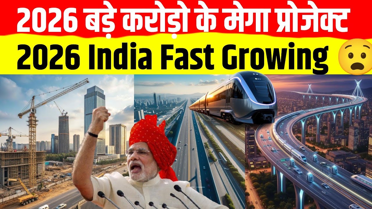 India Big Infrastructure Projects Complete | Fast Growing Country India | 2026 Top Infrastructure 