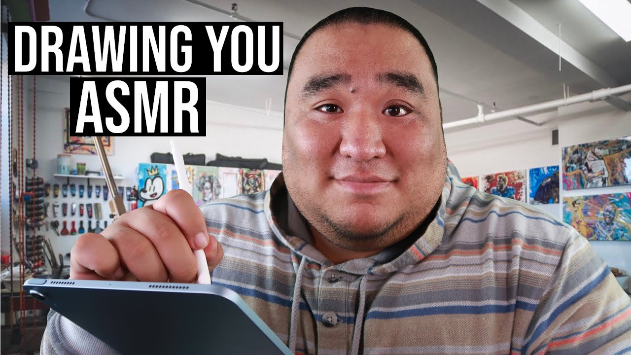 Рисую тебя на моем iPad (ASMR Личное внимание)