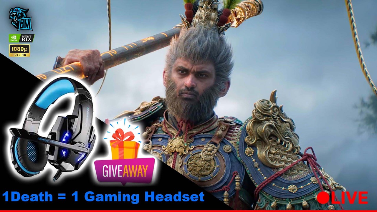 Yellow Loong Headset දෙකක් වත්දෙ යිද?  | 1 Death = 1 Headset | Black Myth Wukong Part 7