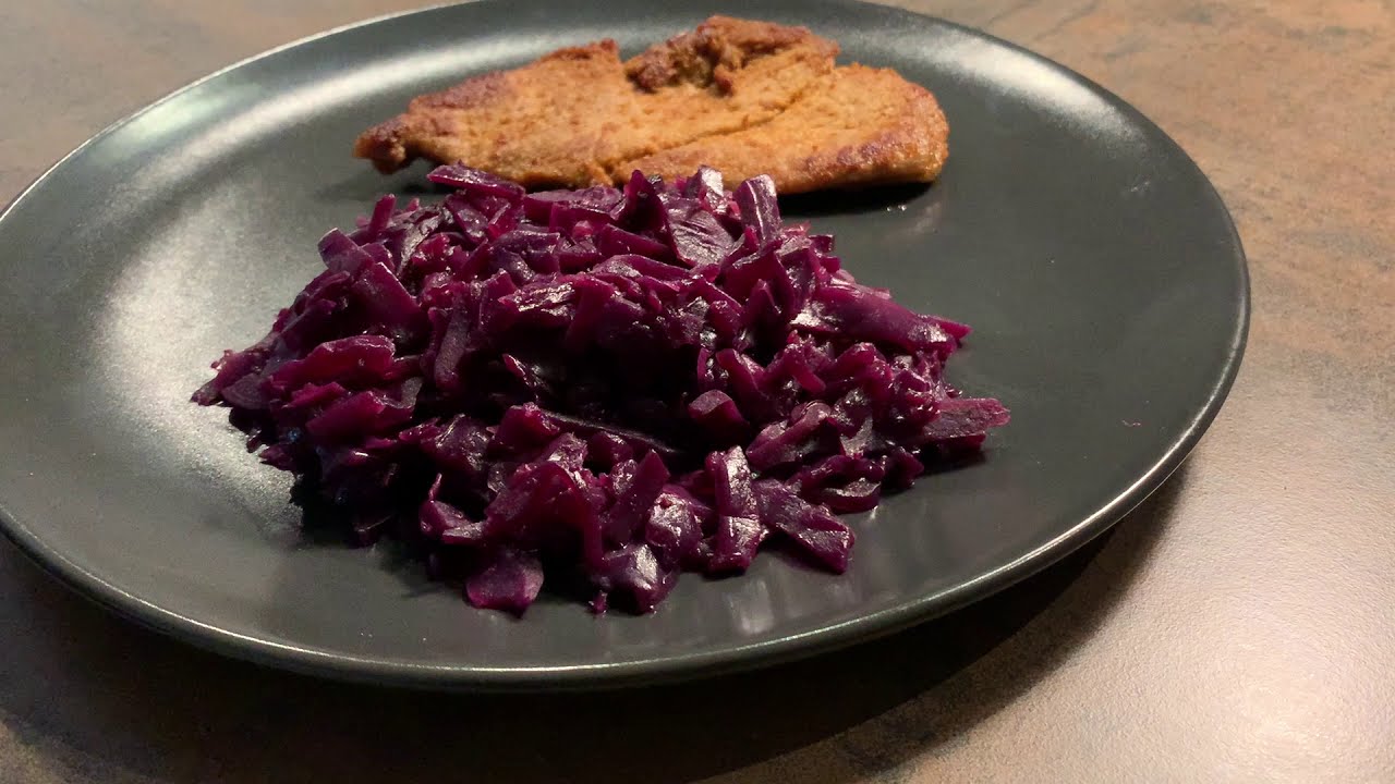 Dusená červená kapusta, recept  originál