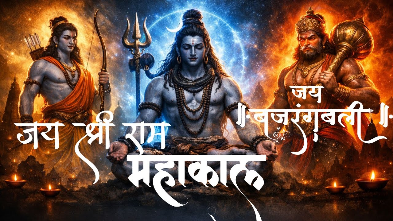 हनुमान राम शिव भजन | सबसे शक्तिशाली भजन | 1 Hour Nonstop Bhakti | New Bhajan #shiv #ram #hanumanji