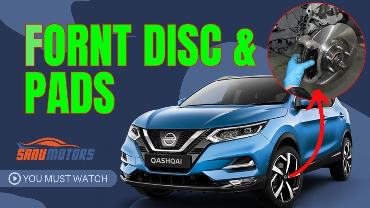 Руководство по замене передних тормозов и колодок NISSAN QASHQAI 🔧🔥🤓 #сделай сам #nissan