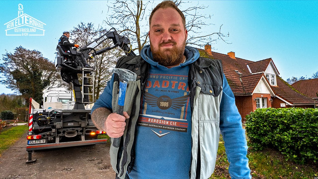 Achtung der Maurer kommt - Türen zumauern und Splitter im Finger!