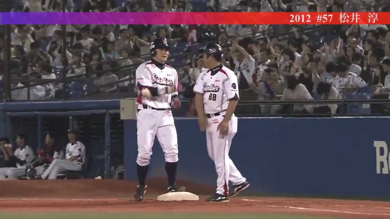 2012 東京ヤクルト松井淳 全ホームラン