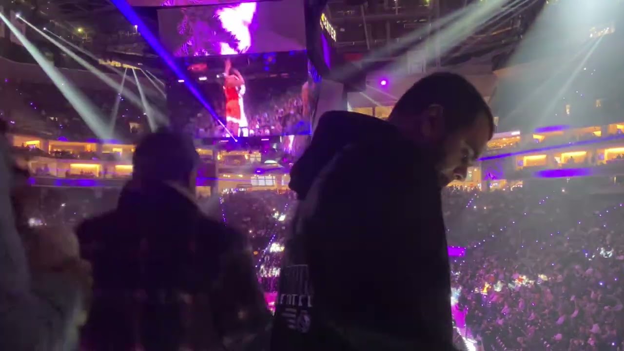 Kings VS Lakers full team introductions 10/26/25 in 4K 30 FPS