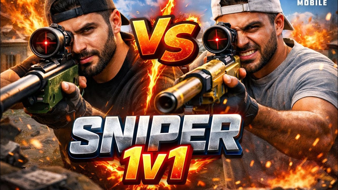 💀 أقوى تحدي Sniper 1v1 ضد صديقي في PUBG Mobile
