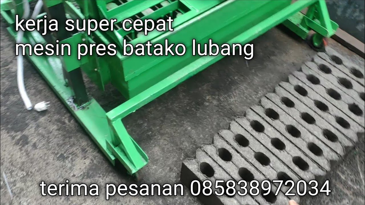 MESIN PRES BATAKO LUBANG 10 MATA PESANAN PAK AGUS DI KALIMANTAN #gudangilmu