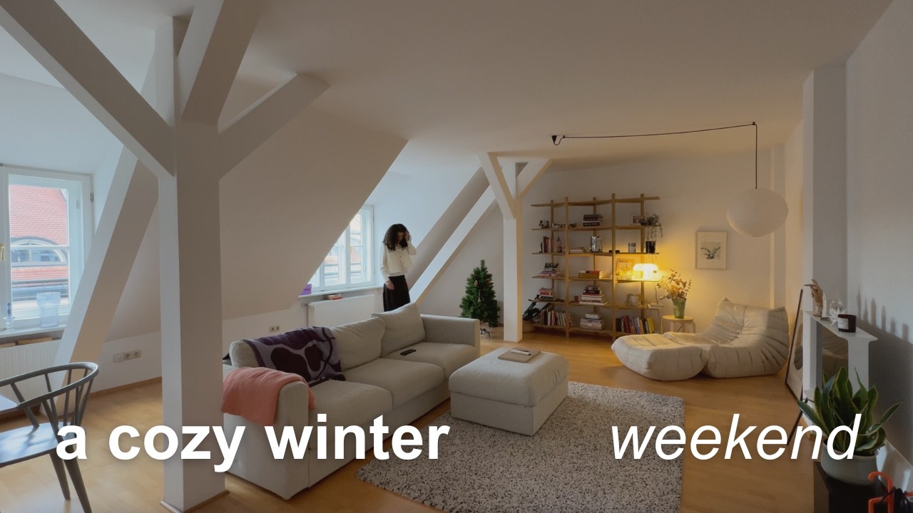 slow & cozy winter weekend vlog in munich.