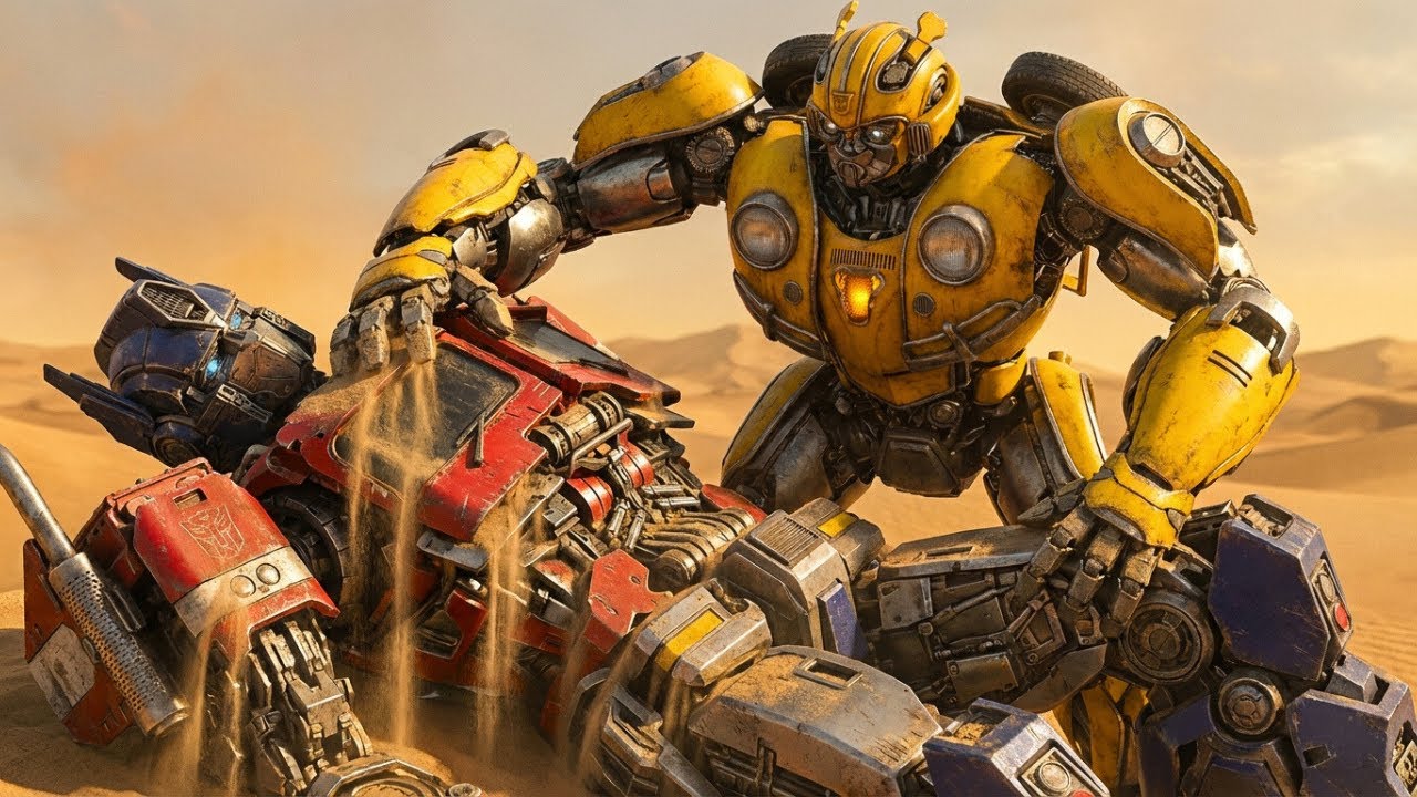 Bumblebee Restoring Destroyed Optimus Prime: Found at 3700m Depth | ASMR