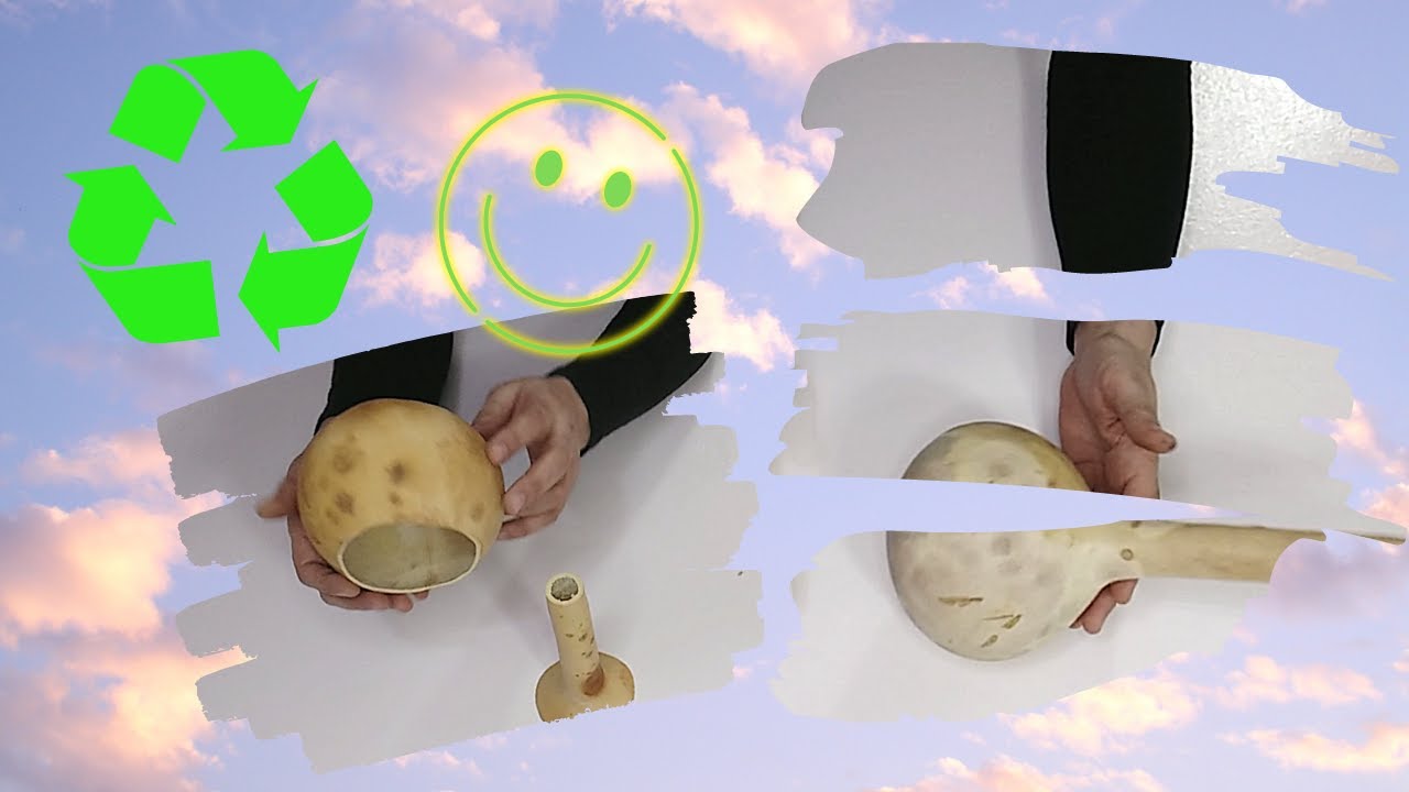 Su kabağı ile geri dönüşüm fikirleri, upcycle, craft ideas💯
