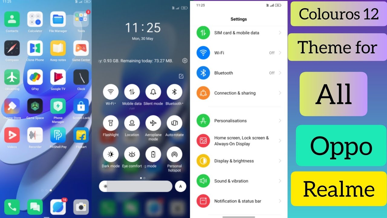 colouros 12 theme for all oppo and realme