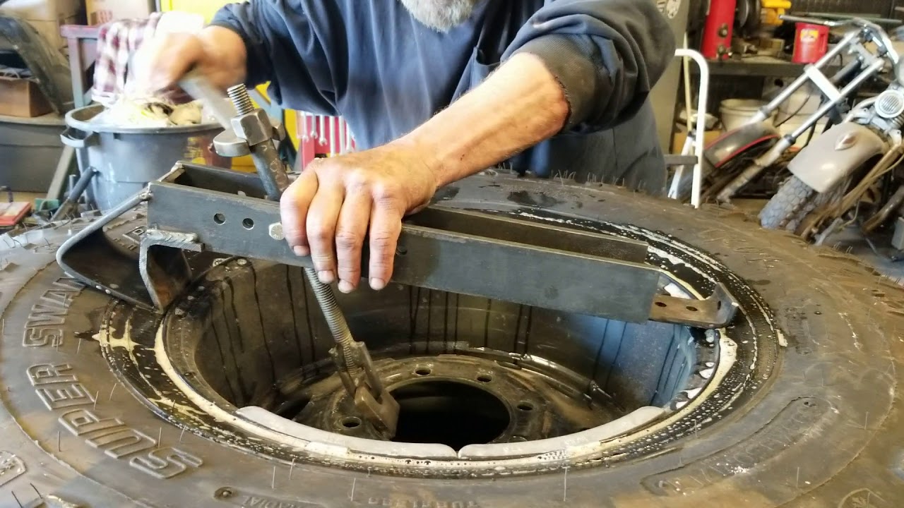 DIY tire bead breaker 40 inch rock crawler tire