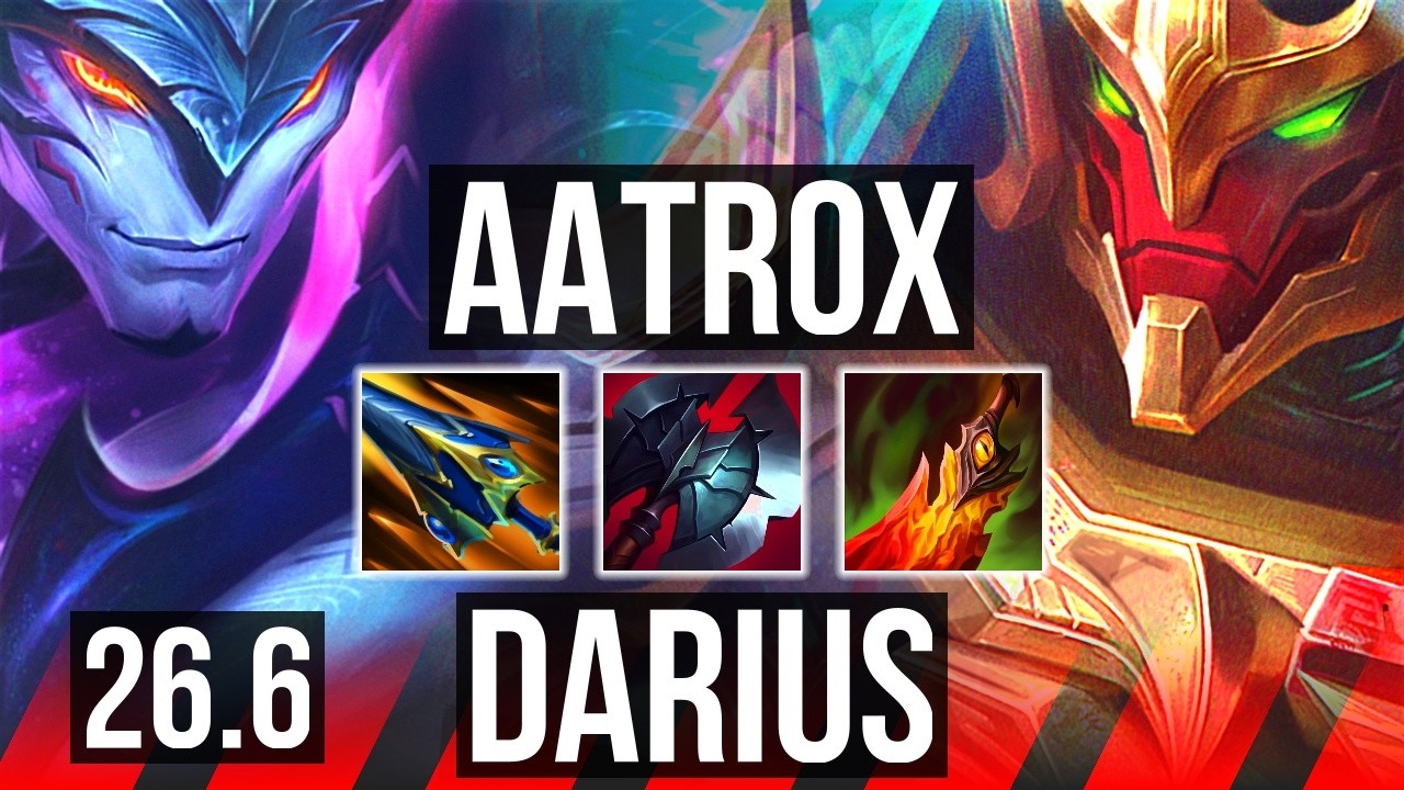 AATROX vs DARIUS (TOP) | Good KDA: 19/2/8, 44K damage | EUW Master | 26.6