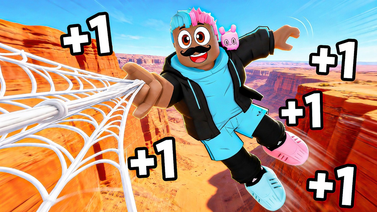 +1 SZYBKOŚCI BĘDĄC SPIDER-MANEM W ROBLOX +1 SPEED SPIDEY ESCAPE