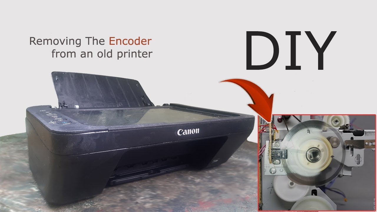 DIY | Canon Printer Encoder | How to remove the encoder | how to find an encoder |