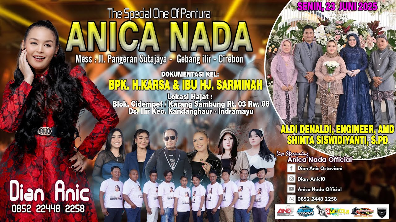 🔴LIVE ANICA NADA ( DIAN ANIC ) | EDISI MALAM 23 JUNI 2025 | ILIR | KANDANGHAUR | INDRAMAYU