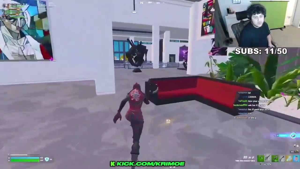 KRIMOE PLAYS FORTNITE WITH PINQ AND AN TURNTDAIS