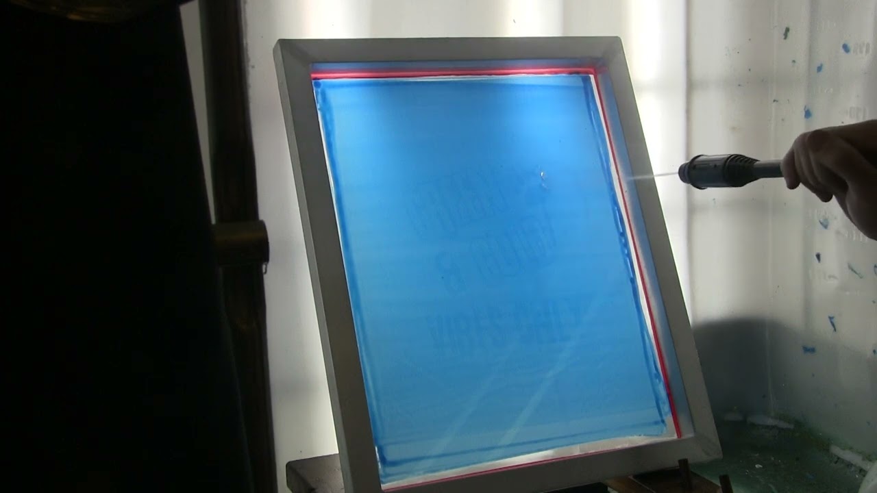 Screen Printing: Common Mistake - Over Exposed Screen