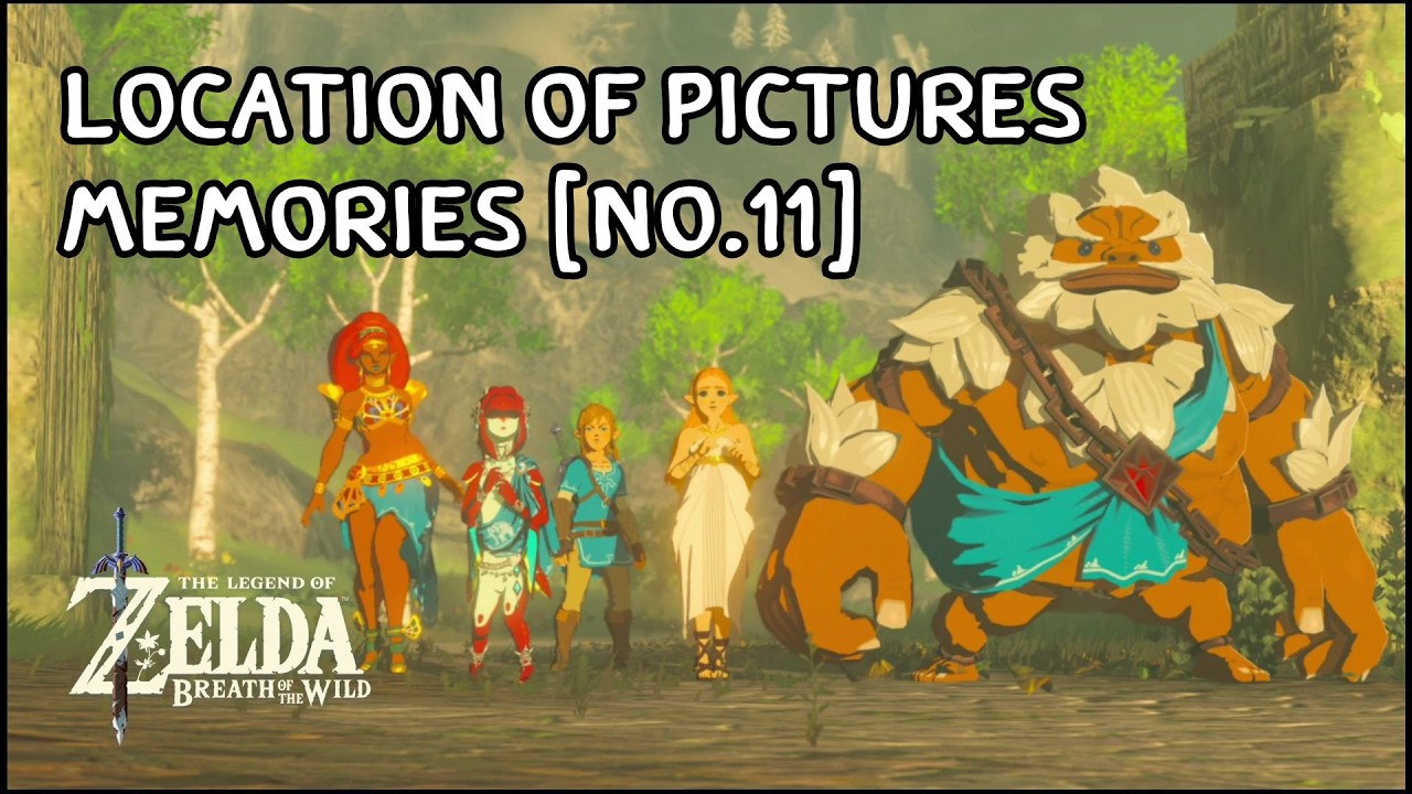 Location of pictures Memories [No.11] - The Legend of ZELDA : Breath of the Wild (No Commentary)