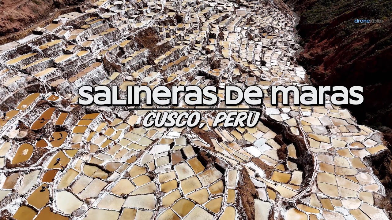 4K Drone Video of Maras Salt Mines | Sacred Valley, Peru