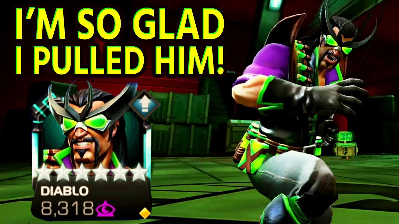 Playing My Awakened 6-Star Diablo in Marvel Contest of Champions. His Buff Makes Him AMAZING!