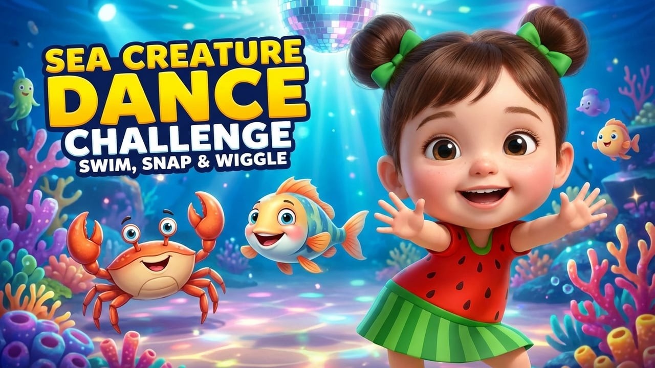 Sea Creature Dance Challenge | Swim, Snap & Wiggle