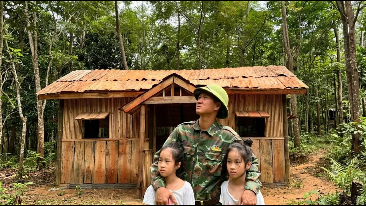A veteran returns home to find his wife has sold the house and abandoned their two children