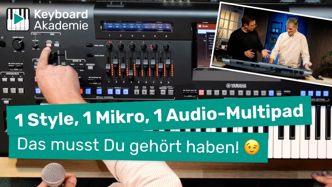 Ein neuer Style, ein Mikro und ein Audio-Multipad – das musst Du gehört haben! 😉